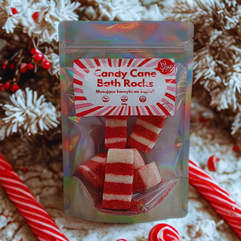 Hi You! Bath Rocks - musujące kamyki do kapieli Candy Cane